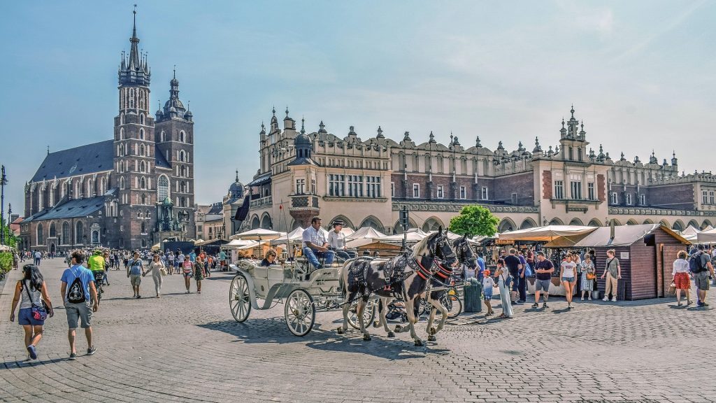Marktplatz in Krakau